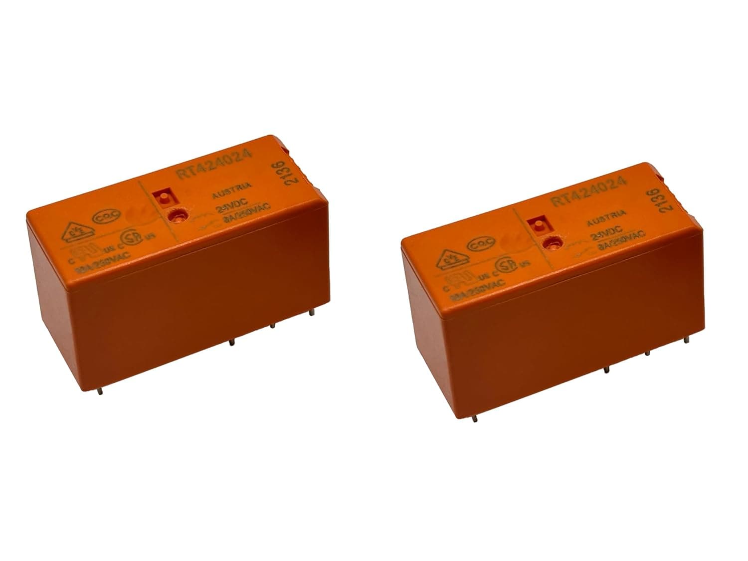 Relay 24V Coil 8pin (RT424024 24VDC DPDT)