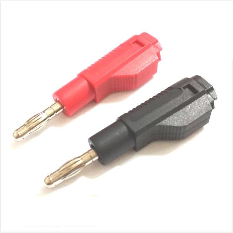 BM4 Stackable Banana Terminal Male Plug 4 mm - Black Color