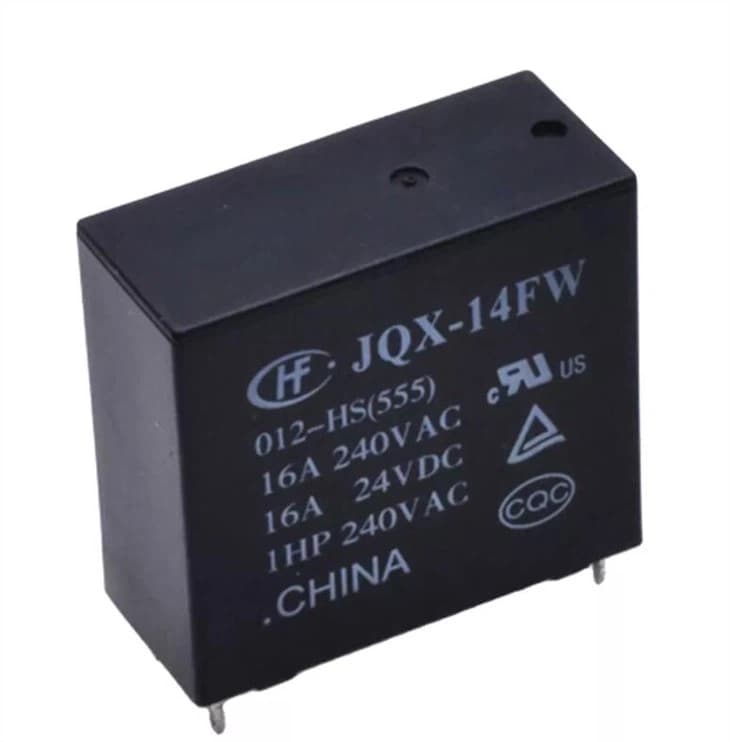 Relay 24V Coil 8pin Black (JQX-14FC)