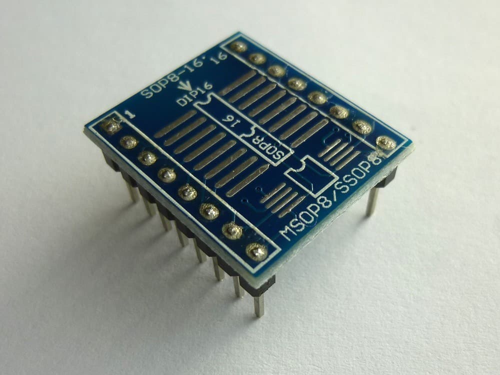 Adapter SOP8 SOP16 MSOP8 SSOP8 to DIP16