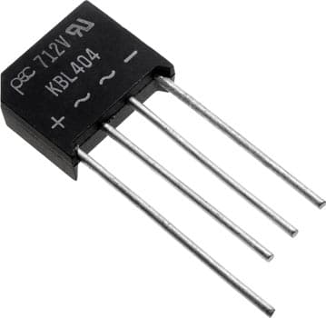 Bridge Rectifier 4A (Comb Shape)